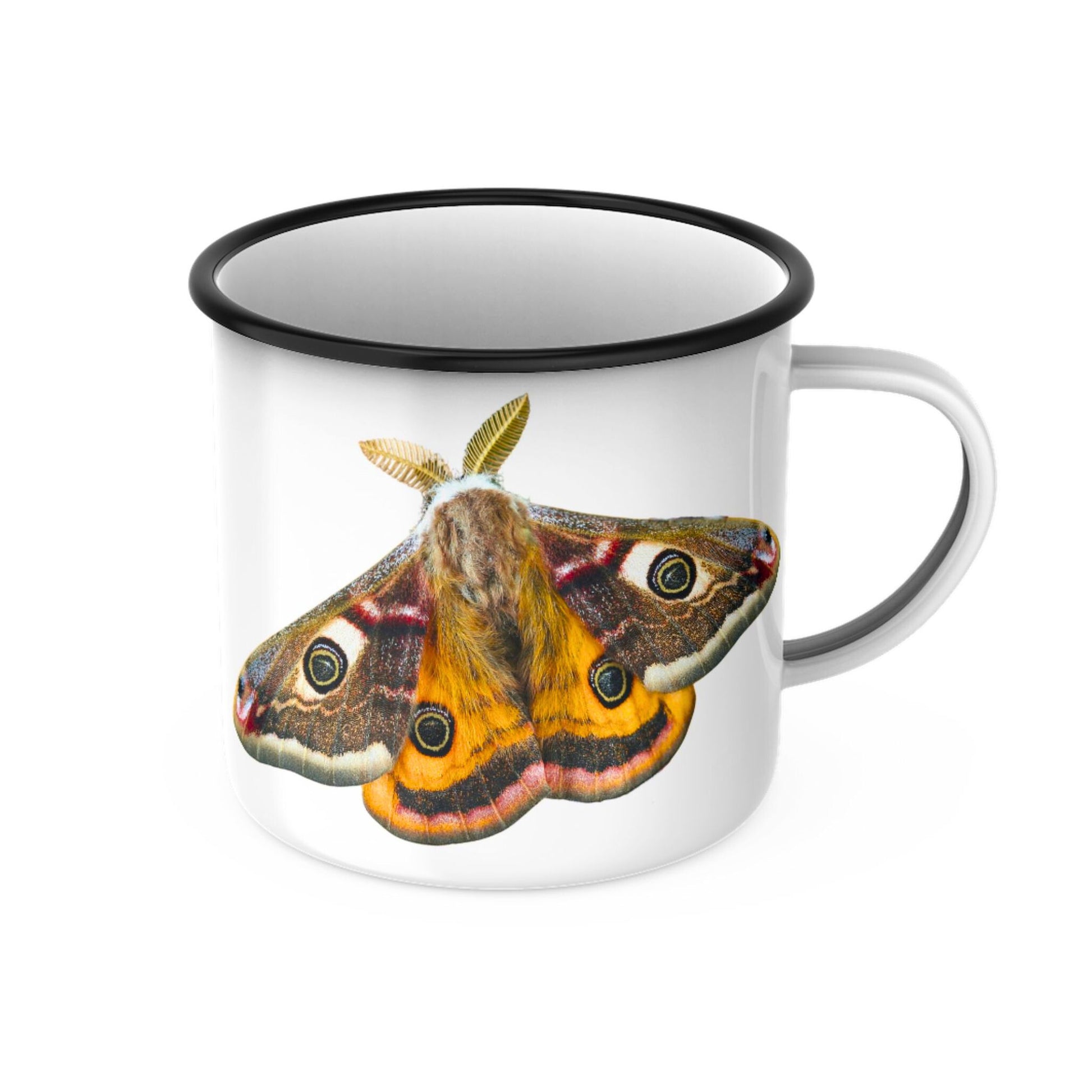 moth metal mug