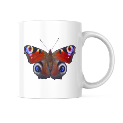 EntomoBoxes papillon-themed tasse en céramique, cadeau idéal pour entomologie et nature enthusiasts