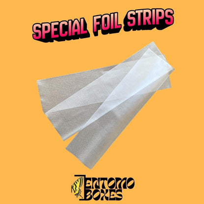 bandelettes mylar pour étalage entomologique