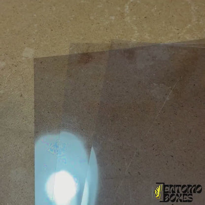 Feuilles de papier cristal pour étalage